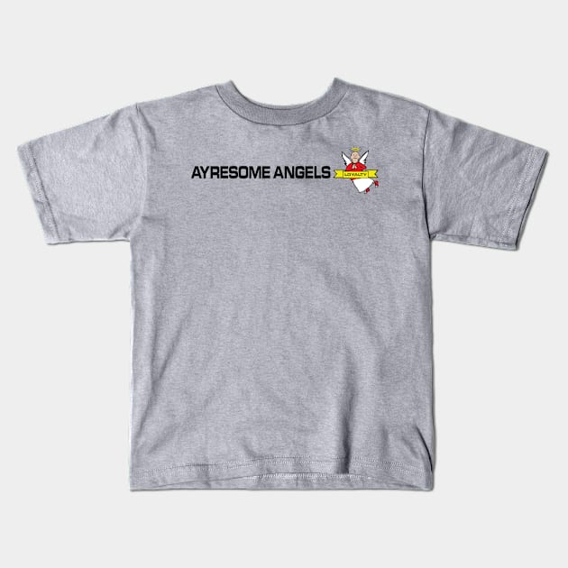 Ayresome angels Kids T-Shirt by Luckythelab